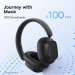 наушники Baseus Bowie H1i Noise-Cancellation Wireless Headphones Cluster Black () A00050402113-00