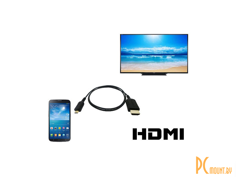 Телефон к телевизору через hdmi. Кабель USB-HDMI (подключить смартфон к телевизору).