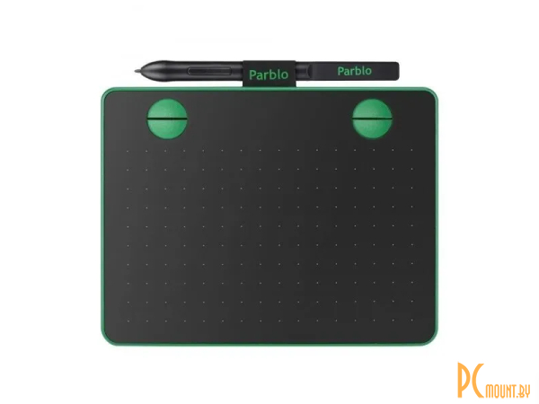 Parblo  Green перо P05/ 5080 LPI/266 RPS/клавиш 4/8192 уровней нажатия/USB C A640 V2