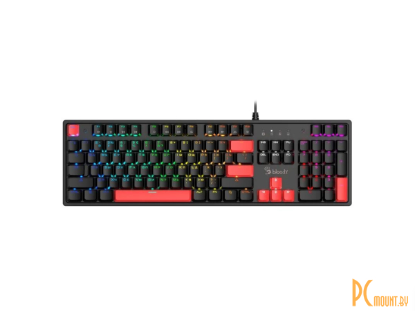 клавиатура A4Tech Bloody  (LK Red, TKL, подсветка, USB) S510N (черная)