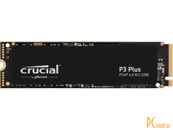 твердотельный накопитель Crucial (M.2 2280 PCI Express 4.0 x4 (NVMe) 4700/1900 МБайт/с) CT500P3PSSD8 500Gb 