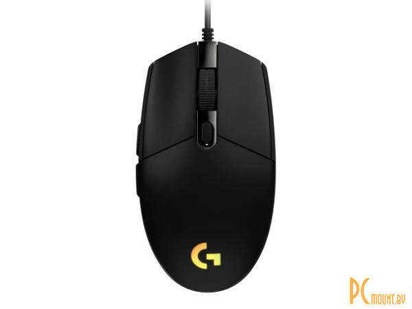 мышь игровая Logitech G102 Lightsync  8000 dpi, 6 кнопок, колесо с нажатием, black 910-005808