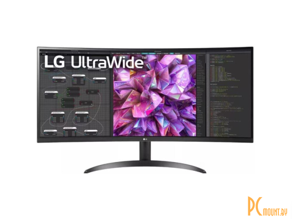 Монитор LG UltraWide  21:9, 3440x1440 IPS, изогнутый (3800R), HDMI+DisplayPort 34WQ60C-B