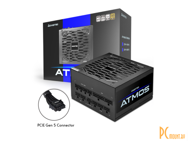 блок питания 750W  Chieftec Atmos Gold 80P APFC Retail 4xPCI-E 1xPCIe 5.0 12VHPWR CPX-750FC