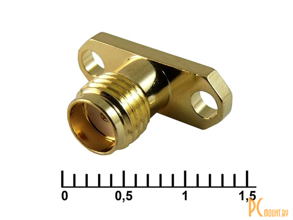Высокочастотные разъемы: разъём высокочастотный RUICHI SMA-BJ1 GOLD, крепление под 2 винта; SMA-BJ1 GOLD 85048