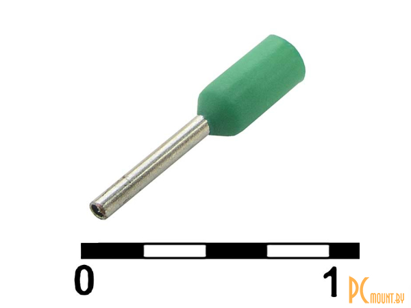 Наконечники на кабель: DN00206 green (0.75x6mm) 90929