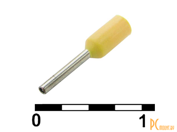 Наконечники на кабель: DN00206 yellow (0.75x6mm) 90928