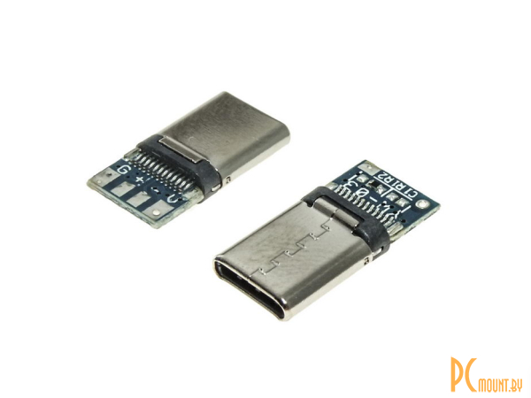 разъём USB RUICHI USB3.1 TYPE-C 24PM-035, 24 контакта; USB3.1 TYPE-C 24PM-035 107824