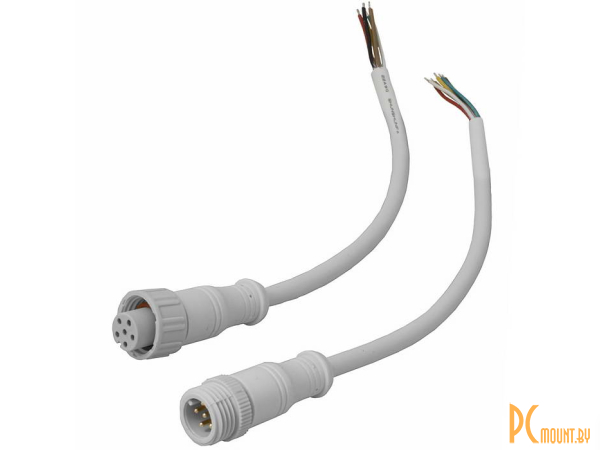 Герметичные разъемы: разъемы герметичные кабельные (штекер-гнездо) RUICHI BLHK16-6PW, 6 контактов, IP67, 5 А, 250 В, белые; BLHK16-6PW 113709