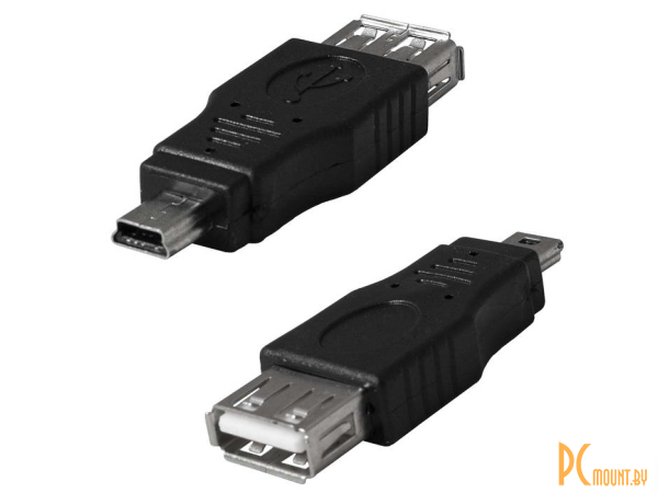 разъём USB RUICHI USB 2.0A(f)-mini USB B(m); USB2.0 A(f)-mini USB B(m) 113803