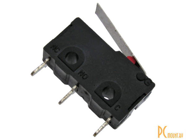 Микропереключатели: микропереключатель с рычагом RUICHI SM5-02N-25G, ON-(ON) SPDT 3P, 3 А, 250 В; SM5-02N-25G 250v 3a 64470