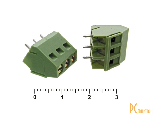 Терминальные блоки: винтовой клеммный блок RUICHI XY103-3, 5.0 мм; XY103-3 (5.0mm) 69561