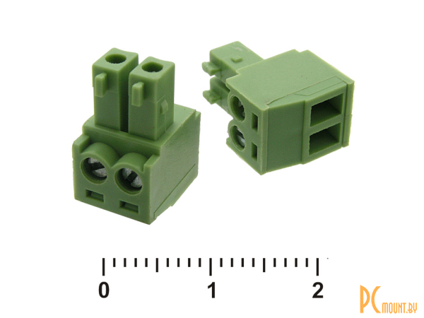 Клеммники разрывные: клеммник разрывной RUICHI XY2500F-C-2, 3.81 мм; XY2500F-C-2 (3.81mm) 69534