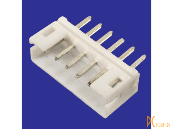Разъемы питания низковольтные: разъём питания низковольтный RUICHI WB-06 (MW-6M) шаг 2.00 мм, 6 контакта; WB-06 (MW-6M) pitch 2.00mm 59684