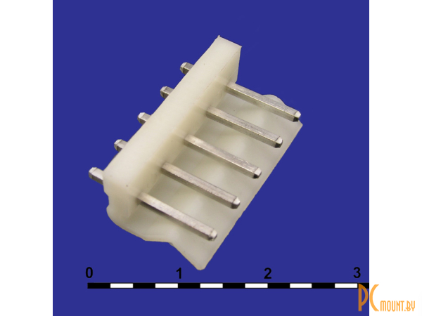 Разъемы питания низковольтные: разъём питания низковольтный RUICHI MPW-05 шаг 5.08 мм, 5 контактов; MPW-05 pitch 5.08 mm 63360