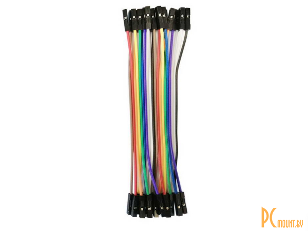 Межплатные кабели питания: монтажный провод RUICHI AW 200mm 40pin F-F; AW 200mm 40pin F-F 114855