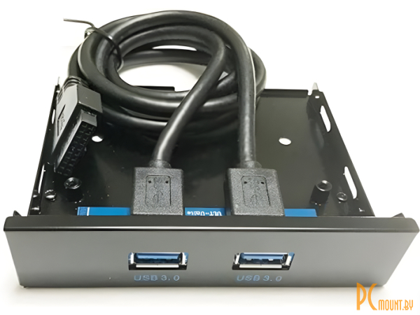 планка портов для корпуса HAFF Floppy extention 2xUSB3 3.5 Floppy 2xUSB3