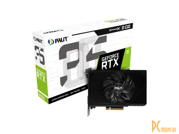 Видеокарта XpertVision GeForce RTX 3050 StormX 8GB NE63050018P1-1070F (Palit) PCI-E