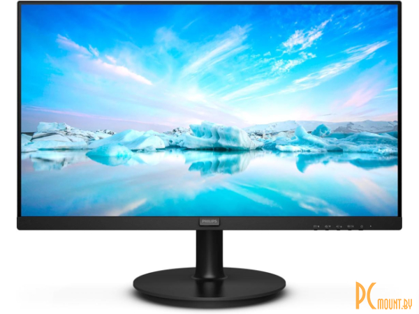 Монитор Philips V Line 241V8LAB/01, 16:9, 1920x1080, VA, 100 Гц, VESA Adaptive-Sync, динамики, интерфейсы HDMI+D-Sub (VGA)