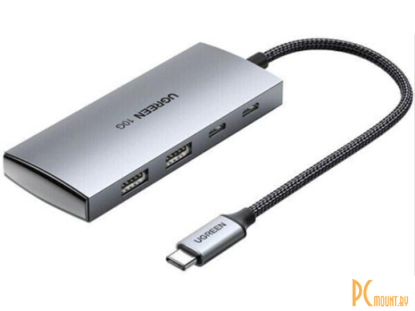 USB-хаб UGREEN CM480- Space Gray () 30758