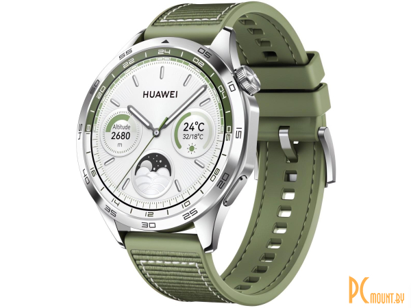 умные часы Huawei Watch GT 4 46mm PNX-B19 Green Woven Strap () 55020BGY