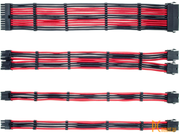 набор кабелей Qingsea Colorful черный/красный (QHM-0801) QHM-0801 Black/Red