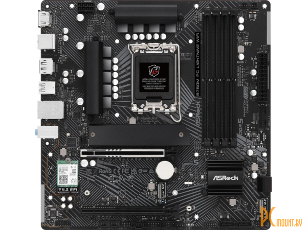 материнская плата Asrock PG Lightning WiFi DDR5 B760M