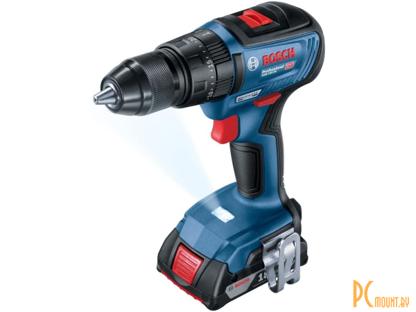 дрель-шуруповерт Bosch GSB 18V-50 Professional с 2-мя АКБ, кейс (06019H5100) 0.601.9H5.100