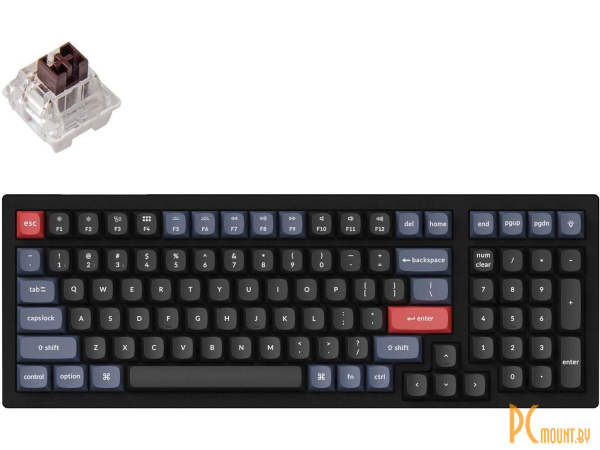 клавиатура Keychron K4 Pro Grey Keychron K pro Brown Switch () K4P-H3-RU