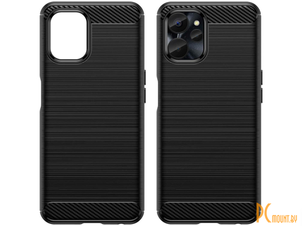 чехол Hurtel Carbon Case для Realme 10 5G/Realme 9i 5G Вlack Carbon Case Realme 10 5G/Realme 9i 5G Вlack