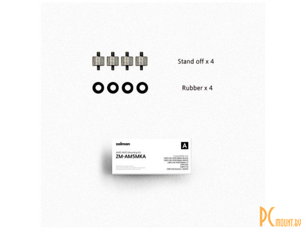 комплект крепления кулера Zalman Stand Off A x4 + Rubber x4 () ZM-AM5MKA