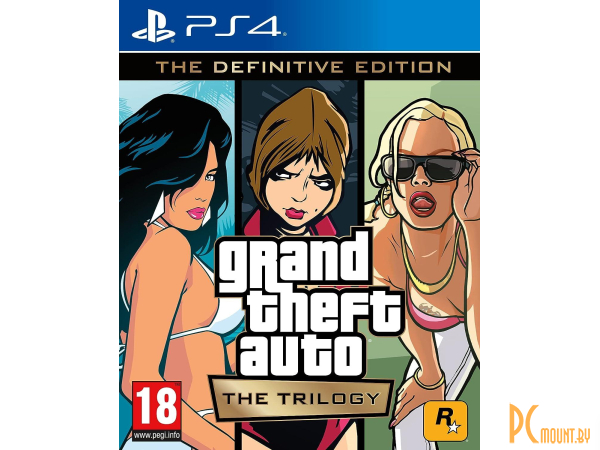 игра для приставки Playstation 4 GTA Trilogy Definitive Edition EU GTA Trilogy Definitive Edition PS4