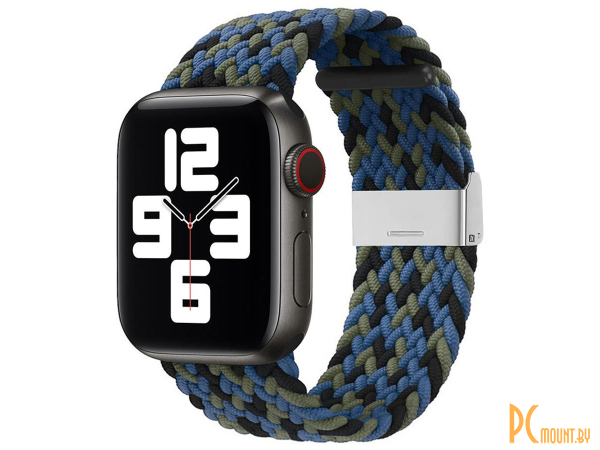 Hurtel Strap Fabric для Apple Watch Ultra/8/7/6/SE/5/4/3/2 (49мм/45мм/44мм/42мм) Вlue Strap Fabric Watch Ultra/8/7/6/SE/5/4/3/2 Вlue