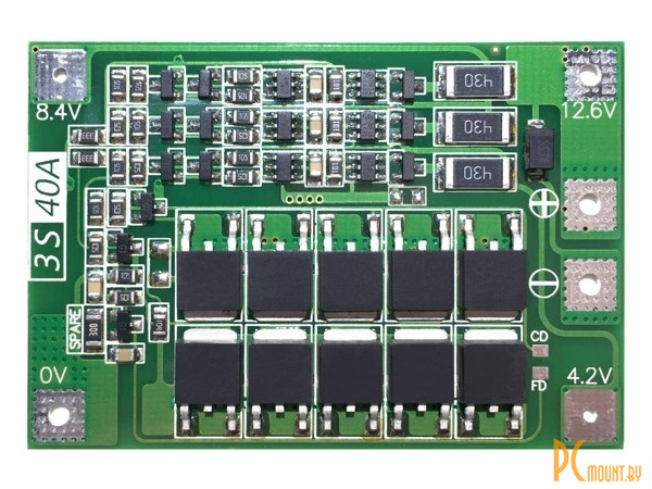 BMS 1S 3,7V 15A Контроллер заряда разряда Li-ion батарей