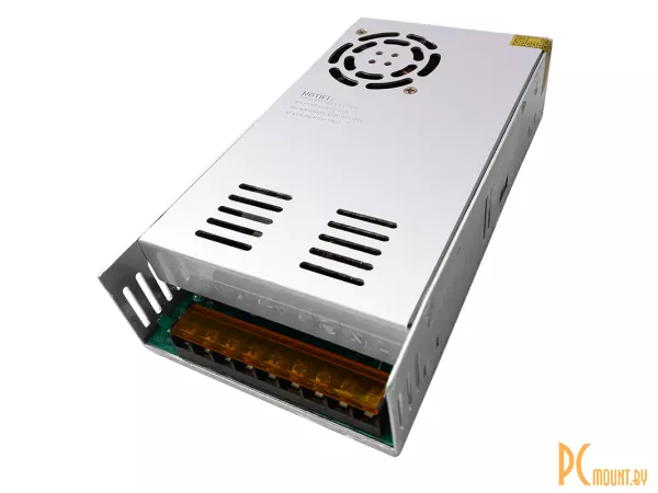 Блок питания 360W 36V, 10A, 215x115x50, управляемый вентилятор