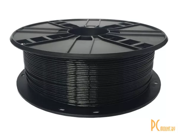 PETG Пластик для 3D печати (филамент) Gembird 3DP-PETG1.75-01-BK PETG Black 1.75mm 1kg