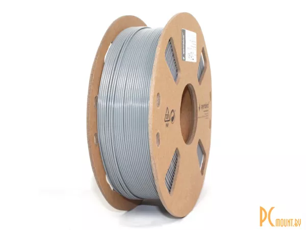 PETG Пластик для 3D печати (филамент) Gembird 3DP-PETG1.75-01-GR PETG Grey 1.75mm 1kg