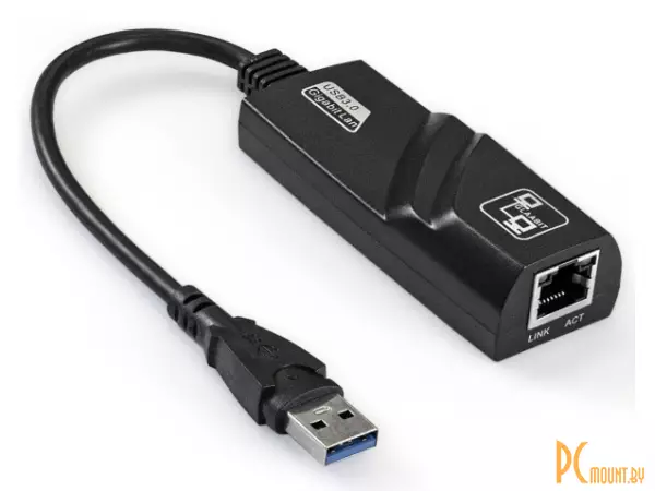 Кабель-адаптер ExeGate EXE-730U3-45 (USB3.0 --> 1xRJ45 UTP 1000Mbps, Realtek Chipset RLT8153)