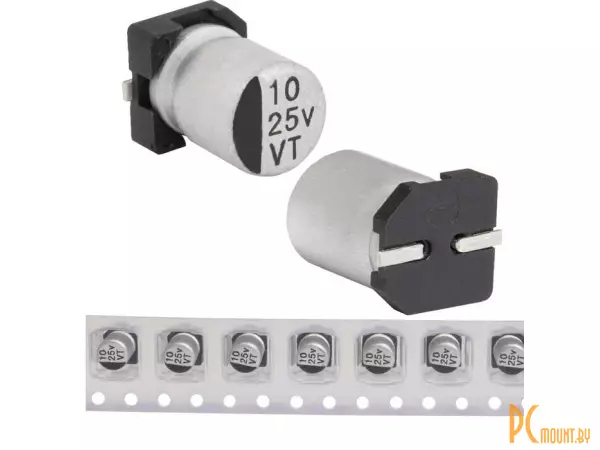 10 uF  25 V   105C   4*5.4   VT Конденсатор электролитический SMD JWCO