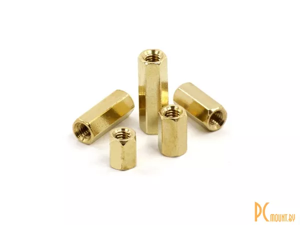 Стойка для печатной платы M3x12mm, латунь