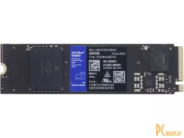 SSD 500GB WD WDS500G3B0E M.2 2280