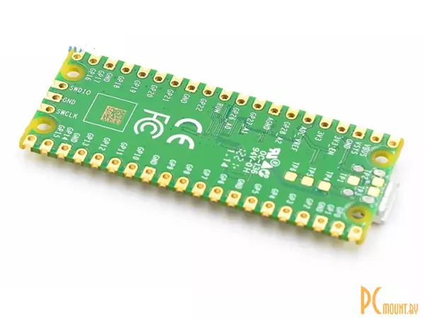 Raspberry Pi Pico Микроконтроллер , dual-core RP2040, 51x21мм