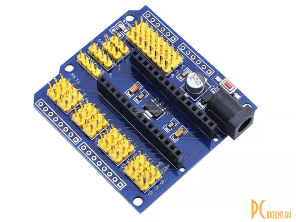 Nano Shield, Плата расширения для микроконтроллеров Arduino NANO 3.0/ UNO R3 / Expansion board  Nano Shield for Arduino NANO 3.0/UNO R3