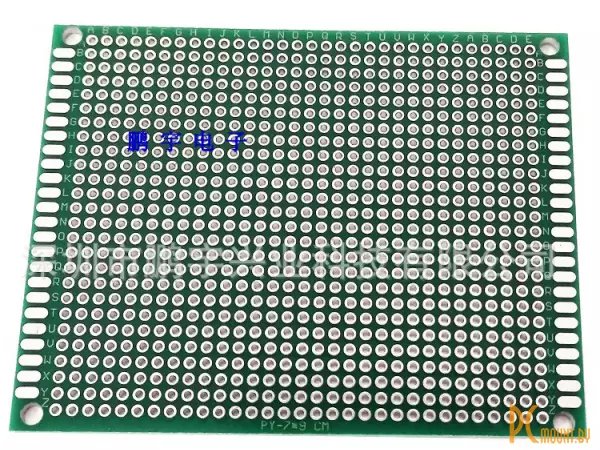 Печатная плата, PCB Board 7x9cm, шаг 2.54мм, Double-side