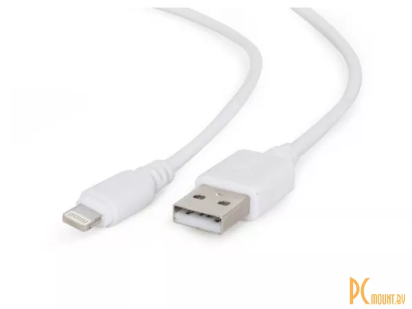 Кабель Lightning 8pin (M) - USB2.0 Type-A (M), Gembird CC-USB2-AMLM-2M-W