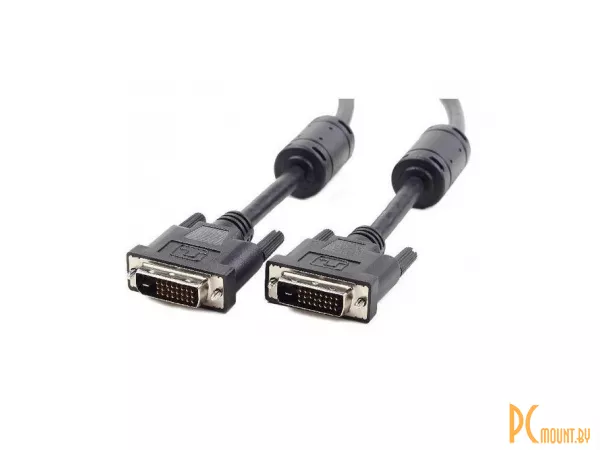 Кабель DVI-D dual link, Gembird CC-DVI2-BK-10M