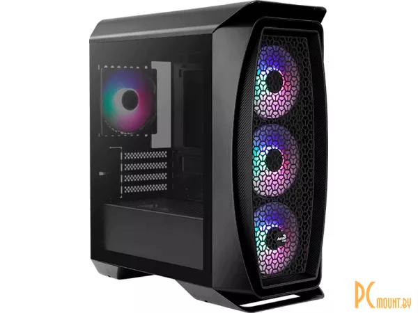 Корпус Aerocool Aero One Mini Frost-G-BK-v1 Black Без БП