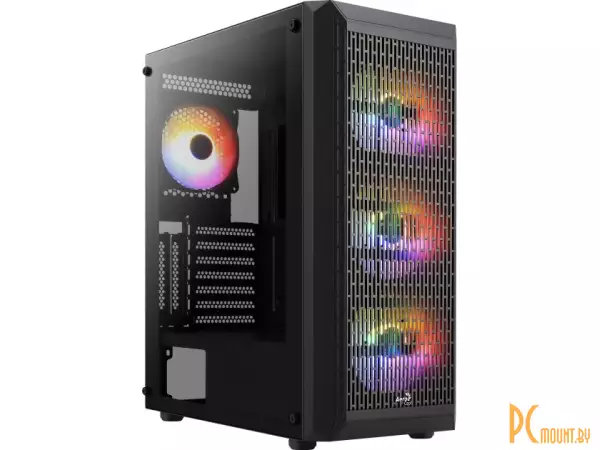 Корпус Aerocool Beam-G-BK-V2 без БП, Black