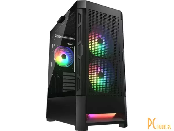 Корпус Cougar Airface RGB Black, Без БП