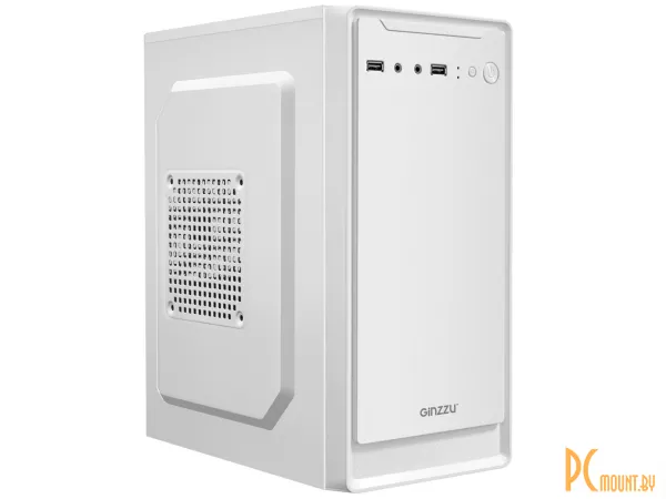 Корпус Ginzzu B185 White, без БП